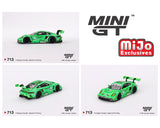 MINI GT 1:64 Porsche 911 GT3 R #80 GTD AO Racing 2023 IMSA Sebring 12 Hrs