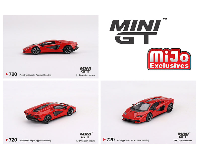 *PREORDER* MINIGT 1:64 Lamborghini Countach LPI 800-4 in Rosso Mars
