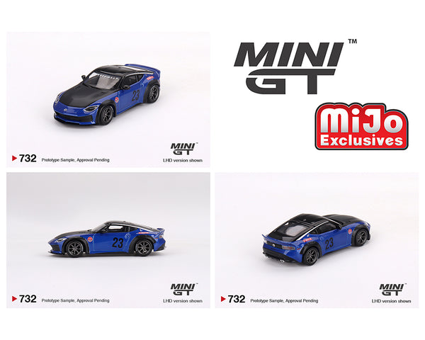 *PREORDER* MINIGT 1:64 Nissan Z LBWK in Serian Blue