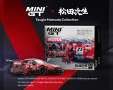 MINI GT 1:64 Nissan GT-R NISMO #23 “MOTUL AUTECH GT-R 2021” SUPER GT SERIES Suzuka Winner with Matsuda Figure
