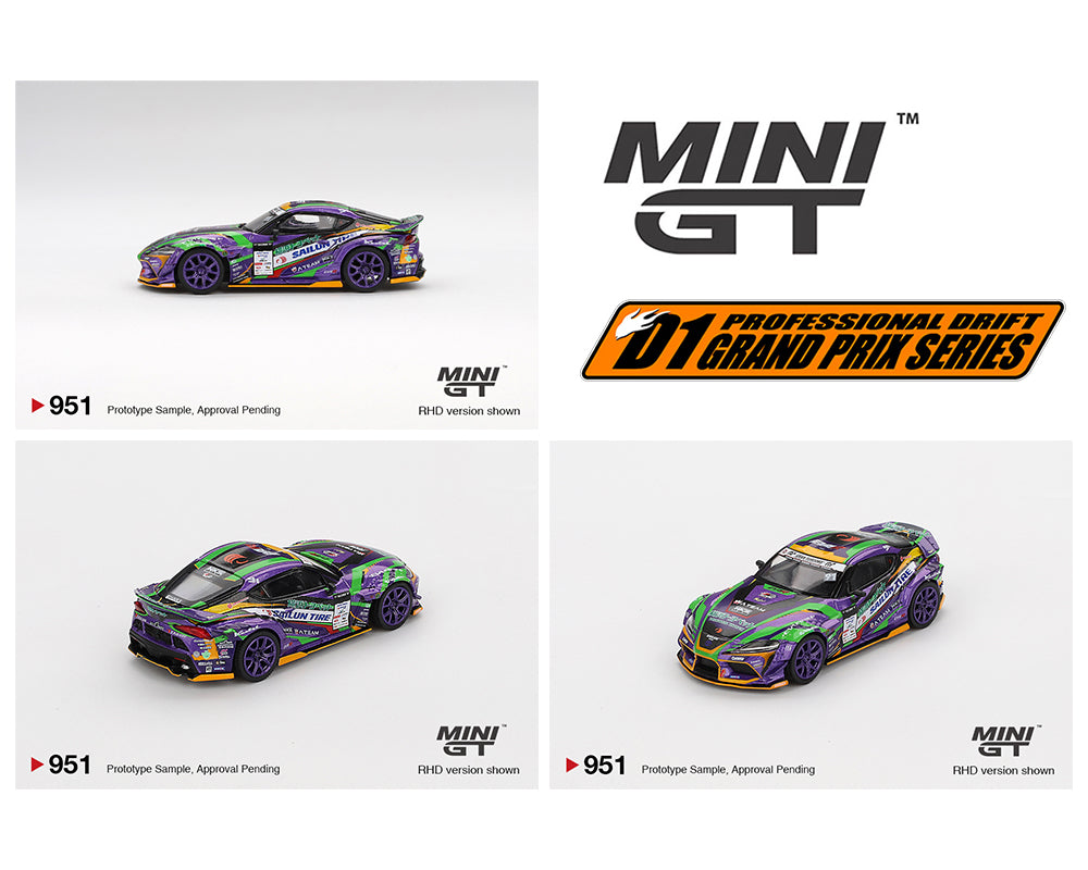 ミニカー MINI GT D1 GRAND PRIX GR SUPRA MINI GT 1:64 HKS GR Supra D1 GP 2020 #77 H.Matsuyama FAT in