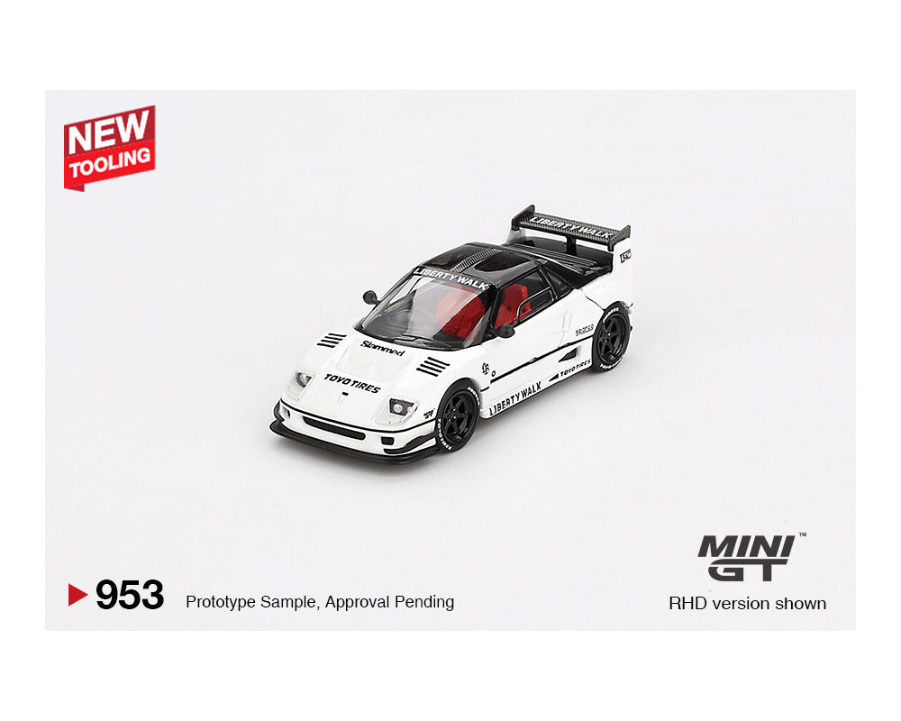 *PREORDER* MINI GT 1:64 Mazda AZ-1 Liberty Walk LB40 in White 2024 Tokyo Auto Salon Edition