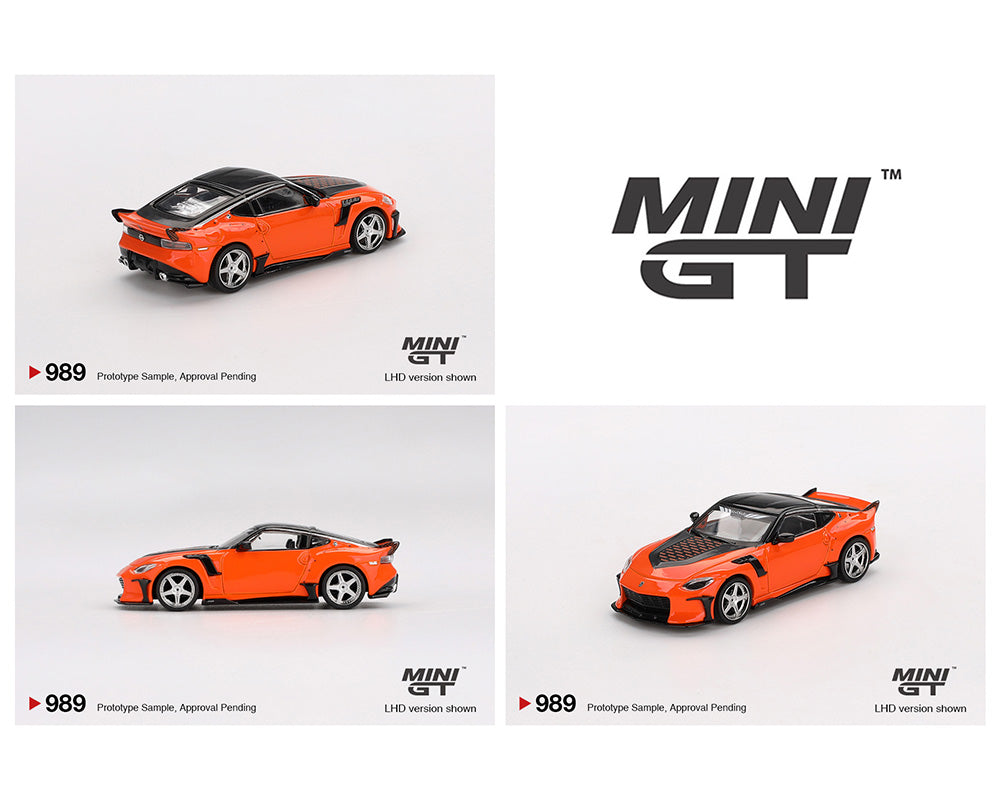 PREORDER* MINI GT 1:64 Nissan Z VeilSide FFZ400 in Orange