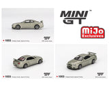 *PREORDER* MINI GT 1:64  Nissan Skyline GT-R (R34) V-Spec II Nür in Millennium Jade
