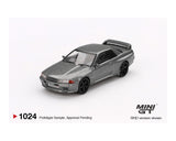 *PREORDER* MINI GT 1:64 Nissan Skyline GT-R (NISMO BNR32 CRS Version) in Dark Metal Gray