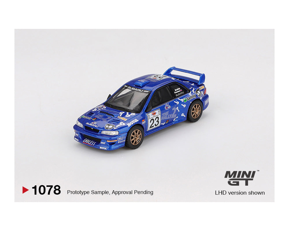 PREORDER* MINIGT 1:64 Subaru Impreza WRC99 #23 2000
