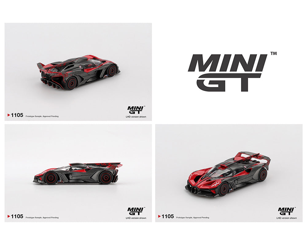 PREORDER* MINI GT 1:64 Bugatti Bolide - Red – Model Cars Houston