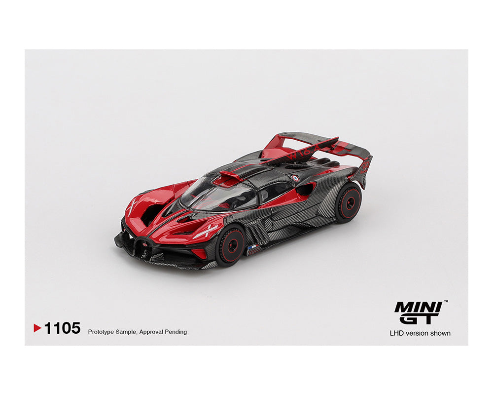 PREORDER* MINI GT 1:64 Bugatti Bolide - Red – Model Cars Houston