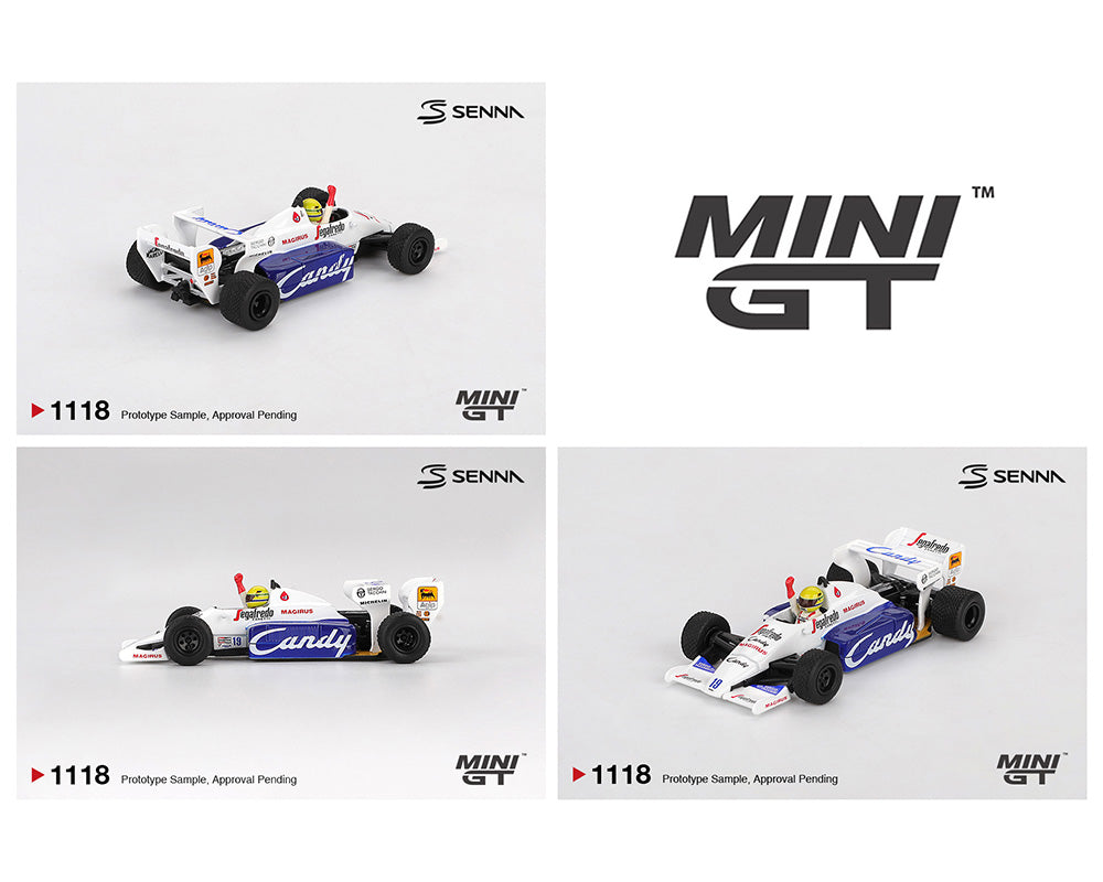 MINIGT 1:64 Toleman TG184 #19 Ayrton Senna 1984 Monaco Grand Prix