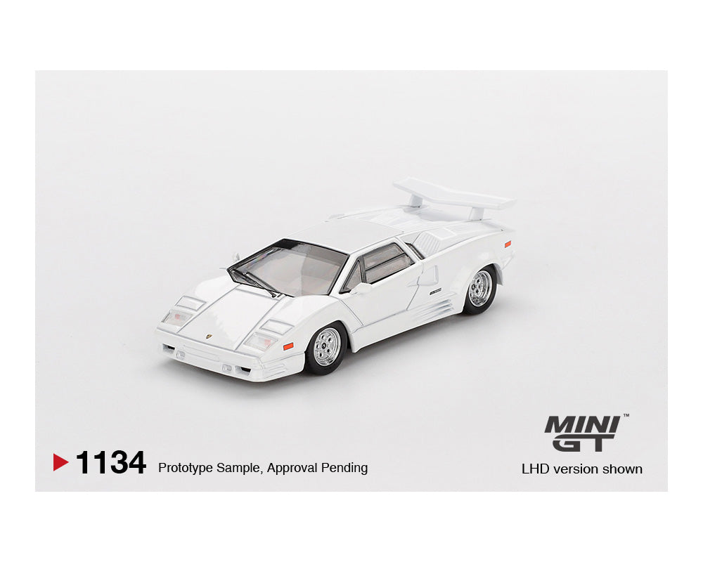 *PREORDER* MINI GT 1:64 Lamborghini Countach 25th Anniversary in White