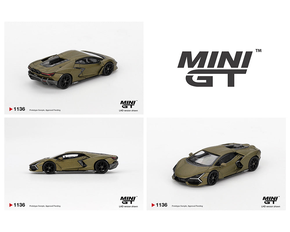 PREORDER* MINIGT 1:64 Lamborghini Revuelto Verde Gea in Matte