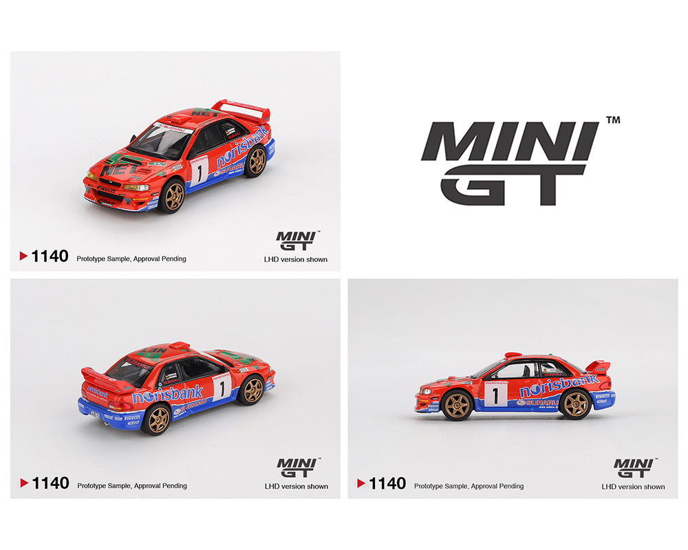 *PREORDER* MINI GT 1:64 Subaru Impreza WRC97 #1 – 1999 DRM Champion