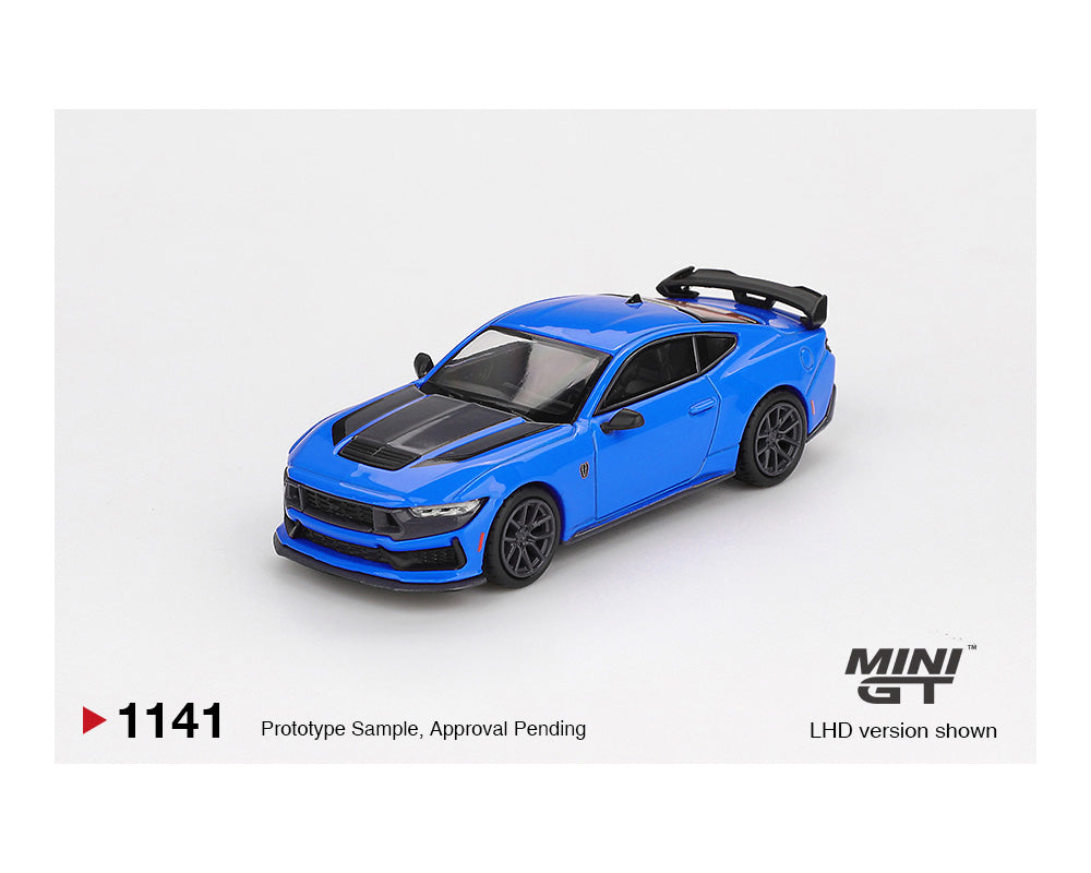 PREORDER* MINI GT 1:64 Ford Mustang Dark Horse 2024 - Grabber Blue