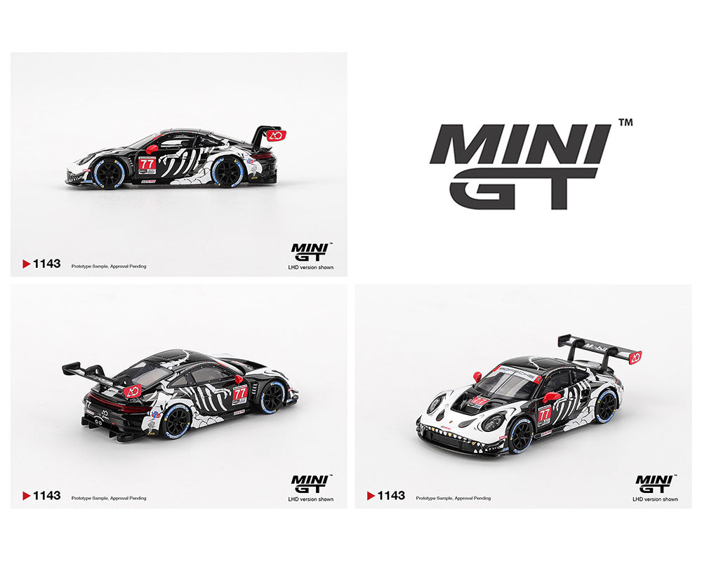 *PREORDER* MINI GT 1:64 Porsche 911 GT3 R #77 AO Racing 2025 IMSA Petit Le Mans (THESE ARE NOT THE SAME AS THE AO RACING RELEASES)