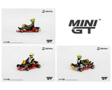 *PREORDER* MINIGT 1:64 Senna Kart Formula K #9 Ayrton Senna da Silva 1981 Karting World Championship in Red