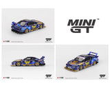 *PREORDER* MINIGT 1:64 Nissan LB-Super Silhouette S15 SILVIA #555 Team MINI GT Liberty Walk 2025 Formula Drift Halloween Special in Chrome Blue