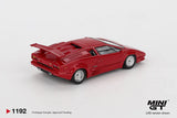 *PREORDER* MINIGT 1:64 Lamborghini Countach 25th Anniversary in Red