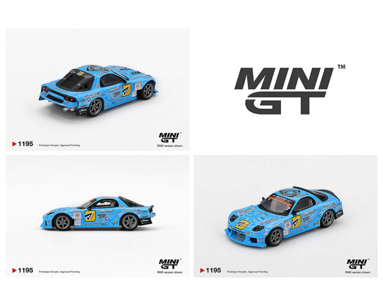 *PREORDER* MINIGT 1:64 Mazda RX-7 RE-Amemiya 2025 D1GP in Blue
