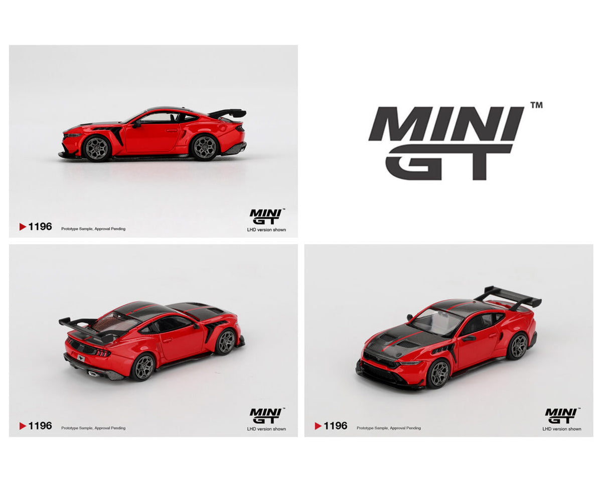 *PREORDER* MINIGT 1:64 Ford Mustang GTD in Race Red – Model Cars Houston