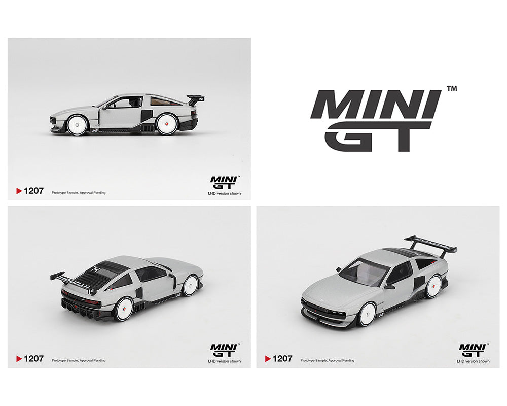 *PREORDER* MINIGT 1:64 Hyundai Concept N Vision 74 (VP2) – Silver – Korea Exclusive