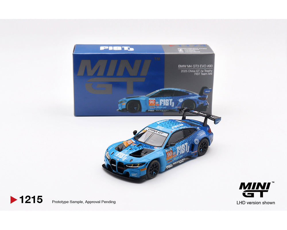*PREORDER* MINIGT 1:64 BMW M4 GT3 EVO #90 FIST Team AAI 2025 China GT LHD/ China Exclusives
