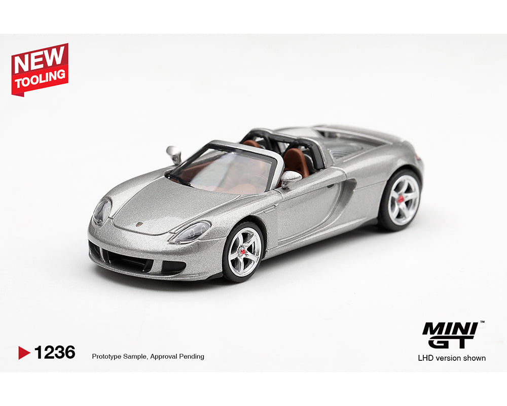 ミニカー Porsche Carrera GT PREORDER* MINIGT 1:64 Porsche Carrera GT in Silver – Model Cars