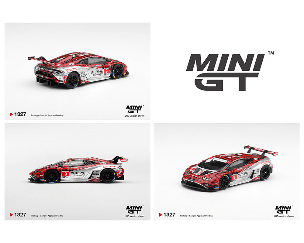 *PREORDER* MINIGT 1:64 Lamborghini Huracan GT3 EVO2 #9 Pfaff Motorsports 2025 IMSA WeatherTech GTD Pro