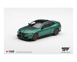 *PREORDER* MINIGT 1:64 BMW M4 CS Frozen Isle of Man Green Metallic