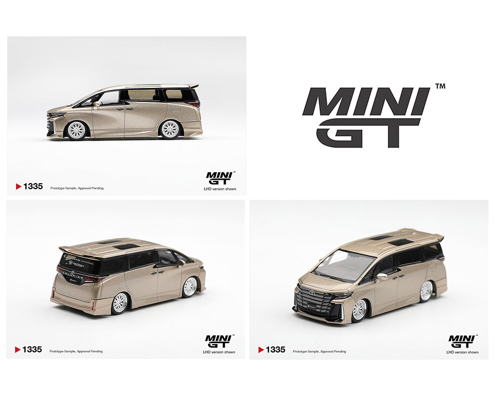 PREORDER* MINIGT 1:64 Toyota Alphard 40 KUHL in Gold Metallic