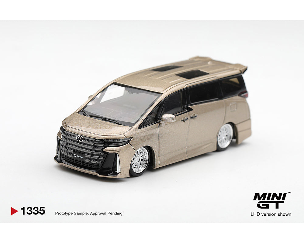 PREORDER* MINIGT 1:64 Toyota Alphard 40 KUHL in Gold Metallic