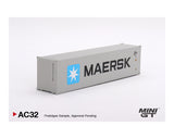 MINIGT 1:64 Dry Container 40′ “MAERSK” Edition