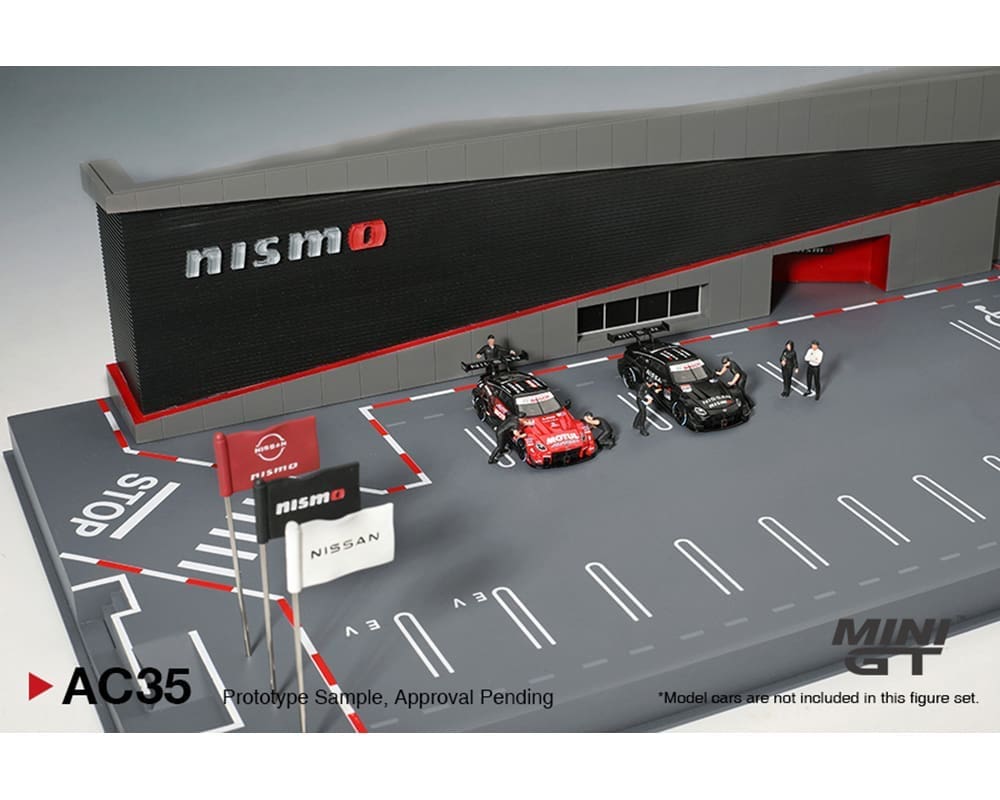 ミニカー NISSAN MOTOR CORPOATION MINI GT 1:64 Diorama Nissan Motorsports Nismo Operation – Model