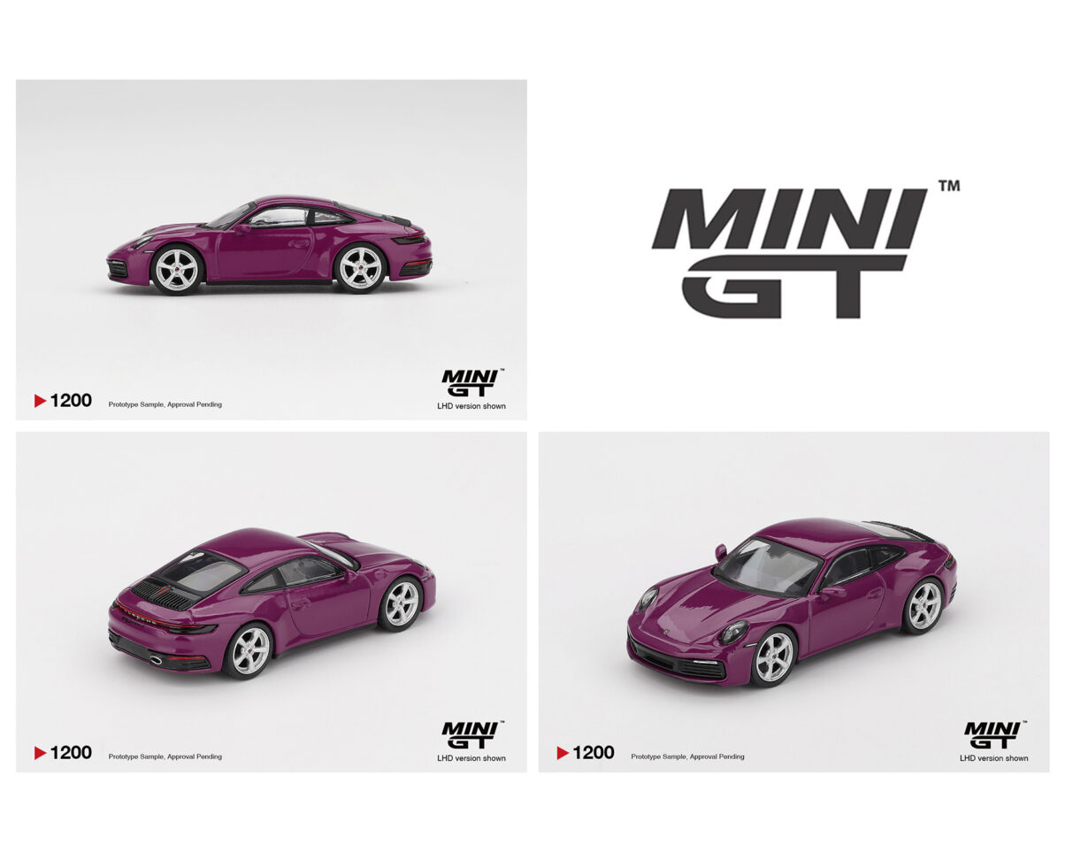 *PREORDER* MINIGT 1:64 Porsche 911 (992.1) Rubystone Red Special Edition Box Set