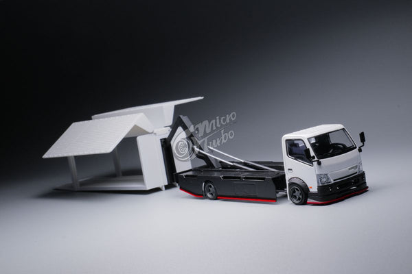 *PREORDER* Micro Turbo Models 1:64 Custom Wing Truck in White