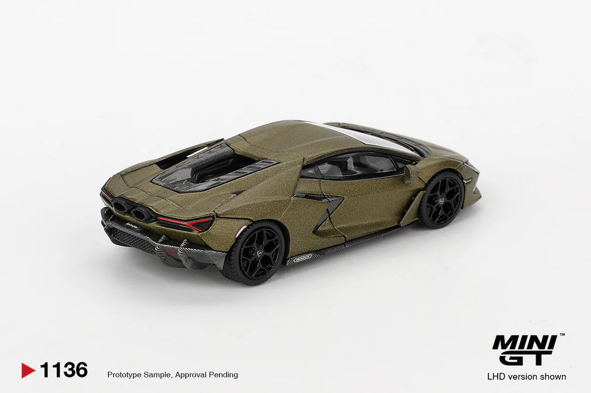 *PREORDER* MINIGT 1:64 Lamborghini Revuelto Verde Gea in Matte Green