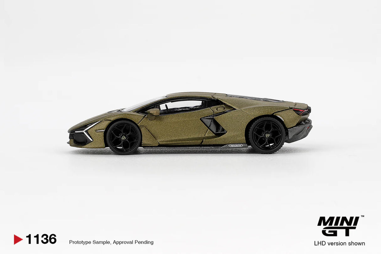 *PREORDER* MINIGT 1:64 Lamborghini Revuelto Verde Gea in Matte Green