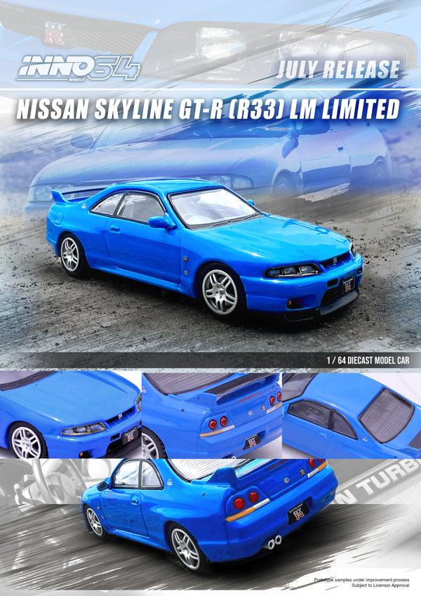 INNO64 1:64 Nissan Skyline GT-R (R33) LM Limited Edition
