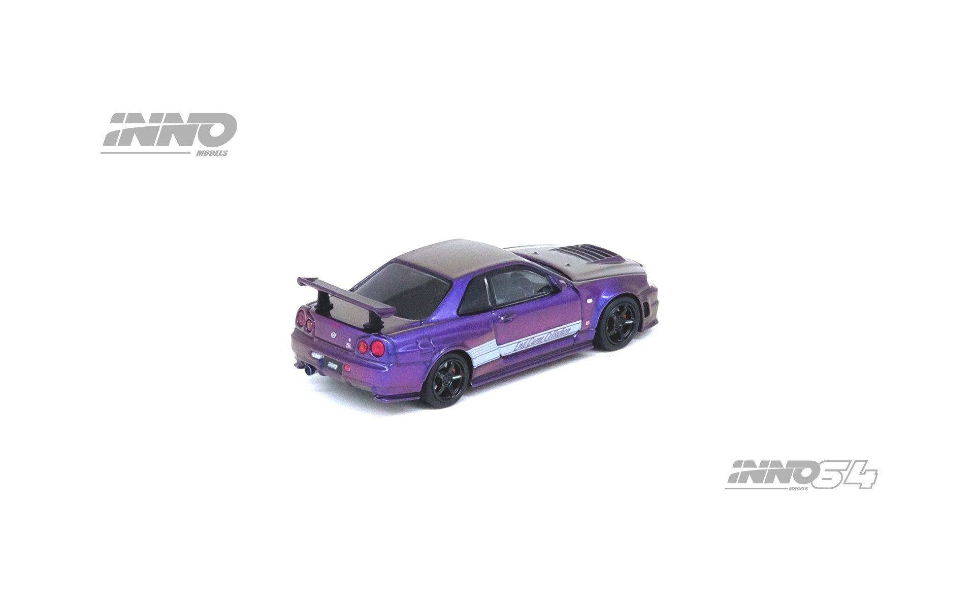 HIME PURPLE COLOR 展示品 1/64 INNO64 X Peako NISMO Skyline GTR R33 400R Mid Purple