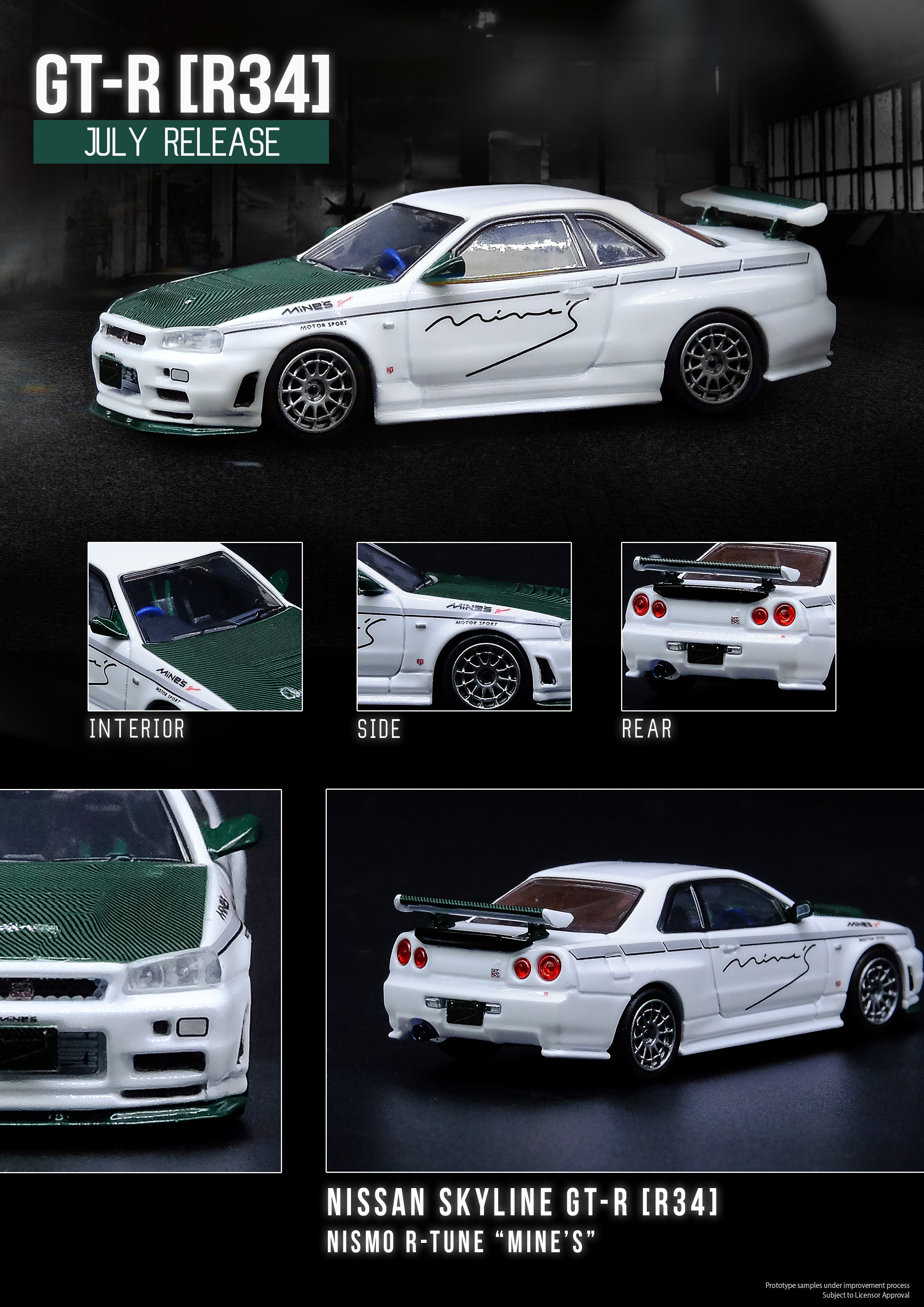 INNO64 1:64 Nissan Skyline GT-R (R34) R-Tune Hobby Expo China 2023