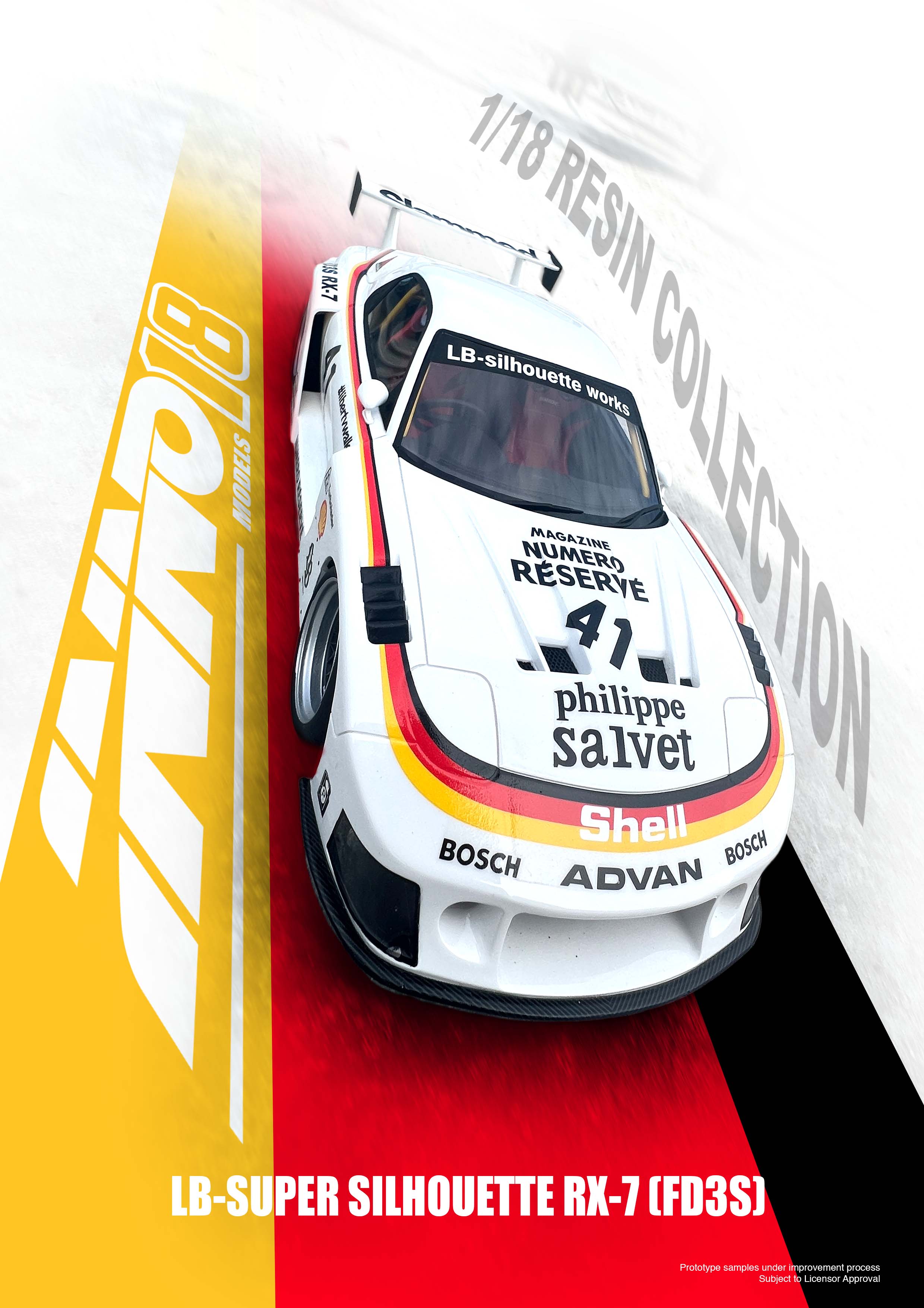 INNO Models 1/18 Mazda RX-7 (FD3S) Super Silhouette LBWK in