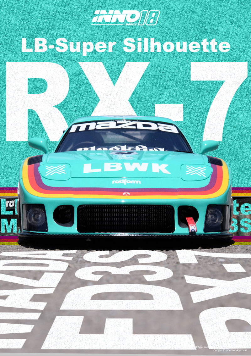 *PREORDER* INNO Models 1/18 Mazda RX-7 (FD3S) Super Silhouette LBWK in