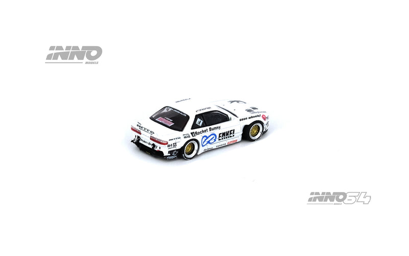 INNO64 1/64 Nissan Silvia (S13) V2 Rocket Bunny in White