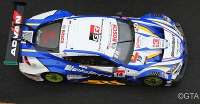 Spark Models 1:43 WedsSport ADVAN GR Supra No.19 TGR TEAM WedsSport BANDOH GT500 SUPER GT 2023 Yuji Kunimoto - Sena Sakaguchi