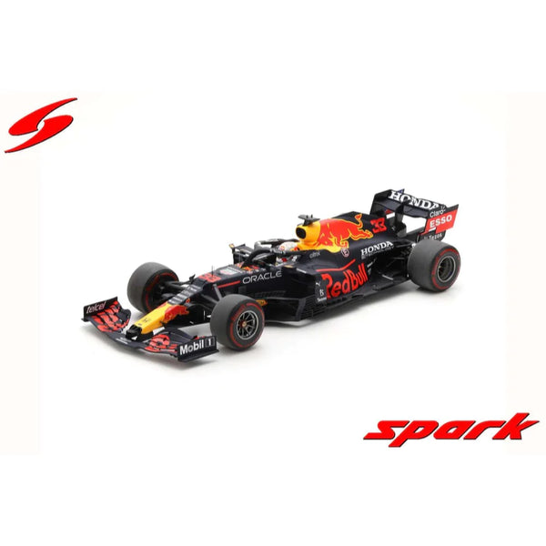 Spark Model 1:12 Red Bull Racing Honda RB16B No.33 Red Bull Racing - Winner Abu Dhabi GP 2021 - World Champion - Max Verstappen