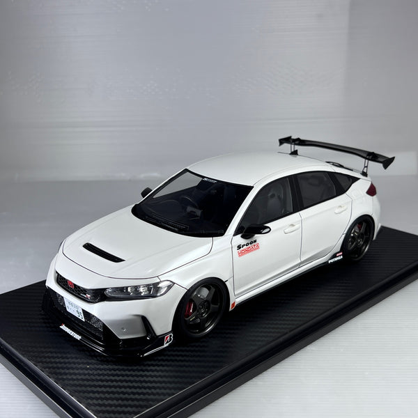 *PREORDER* Peako Model x Ed Warehouse 1:18 Honda Civic Type-R (FL5) Spoon Sports Edition in White