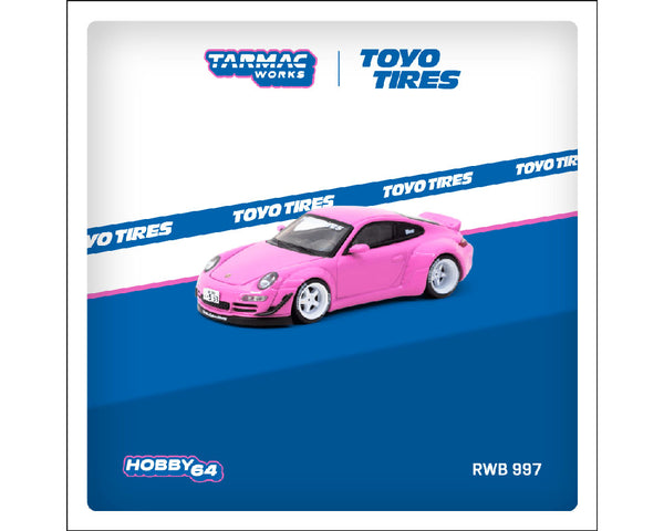 *PREORDER* Tarmac Works 1:64 RWB 997 Toyo Tires in Pink