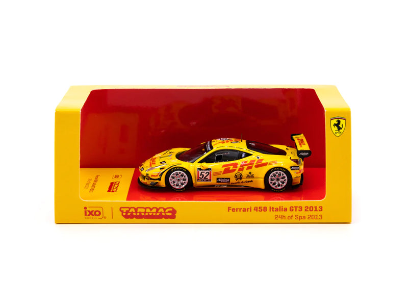Tarmac Works 1:64 Ferrari 458 Italia GT3 (2013), 24 Hours of Spa 2013, L. Gorinni / S. Lémeret / T. Prignaud / R. Brandela