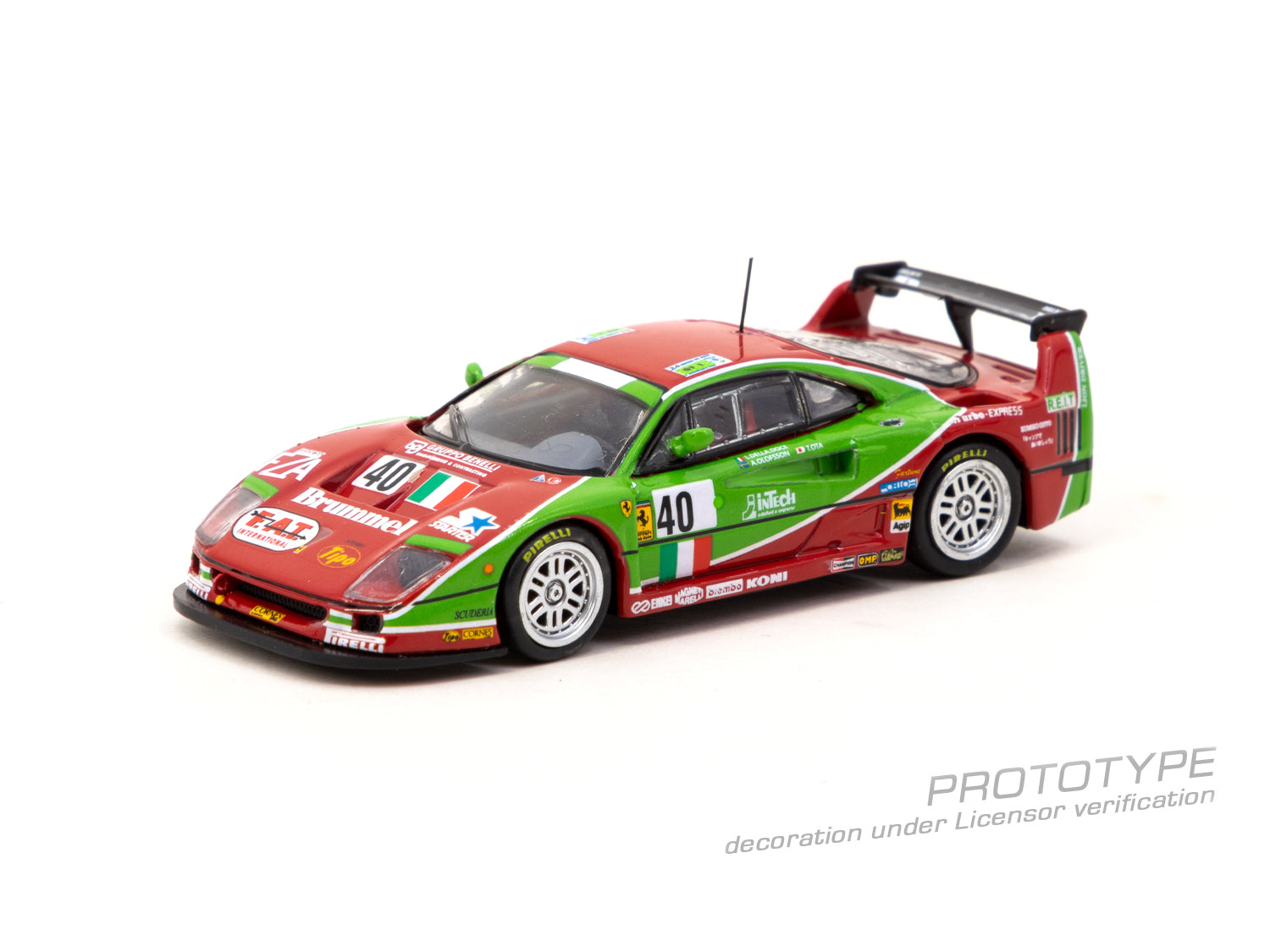 Tarmac Works 1:64 Ferrari F40 LM, 24h of Le Mans 1995, A. Olofsson