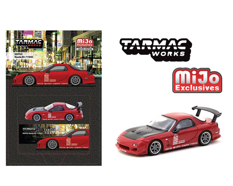 *PREORDER* Tarmac Works 1/64 Mazda RX-7 (FD3S) VERTEX edition in Red