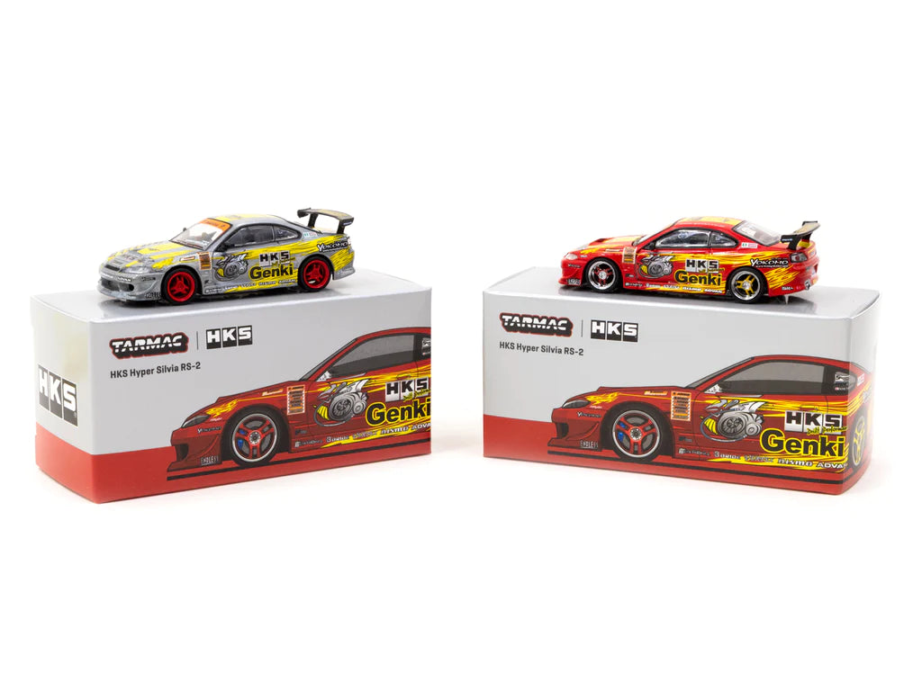 Tarmac Works 1:64 Nissan Silvia (S15) HKS Hyper RS-2 – Model